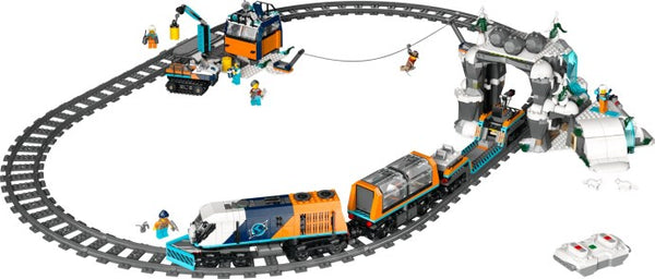 LEGO City 60470 — Trenul expres al exploratorilor spre Polul Arctic