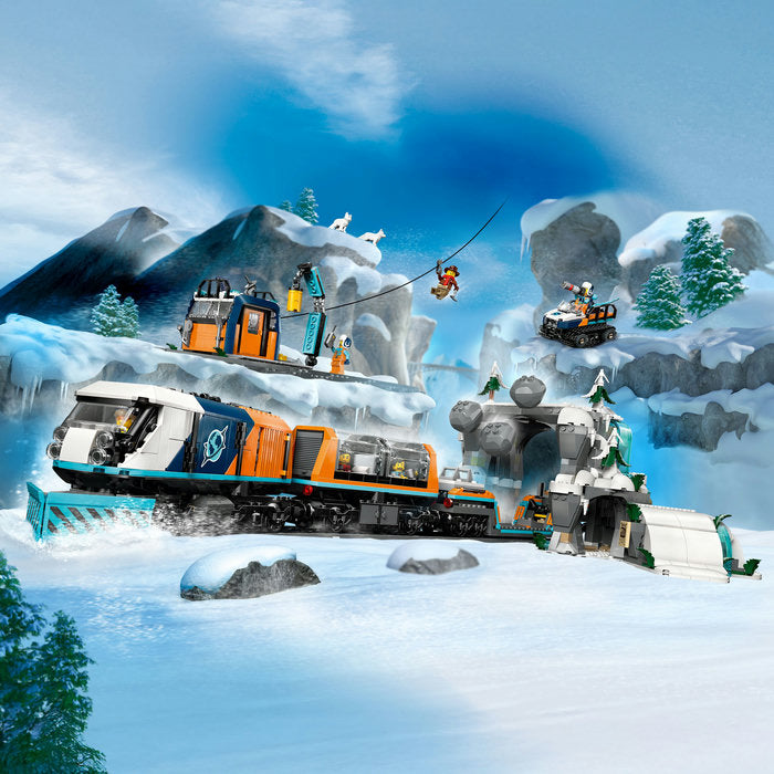LEGO City 60470 — Trenul expres al exploratorilor spre Polul Arctic – imagine 8