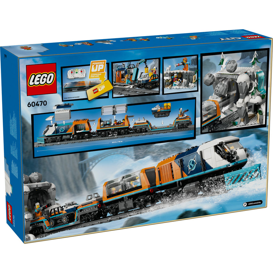 LEGO City 60470 — Trenul expres al exploratorilor spre Polul Arctic – imagine 3