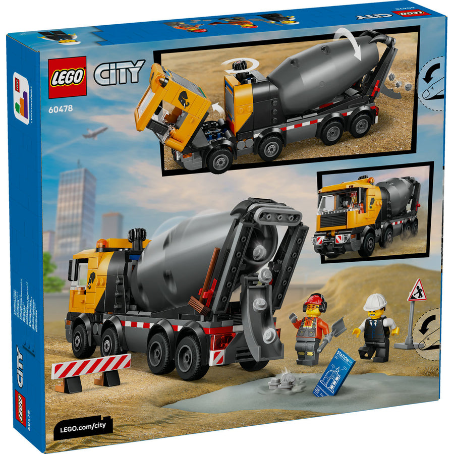 LEGO City 60478 — Autobetonieră – imagine 3