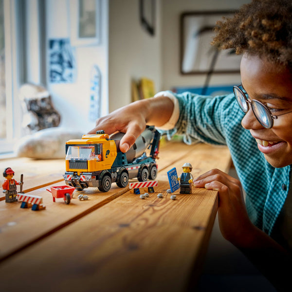 LEGO City 60478 — Autobetonieră – imagine 4