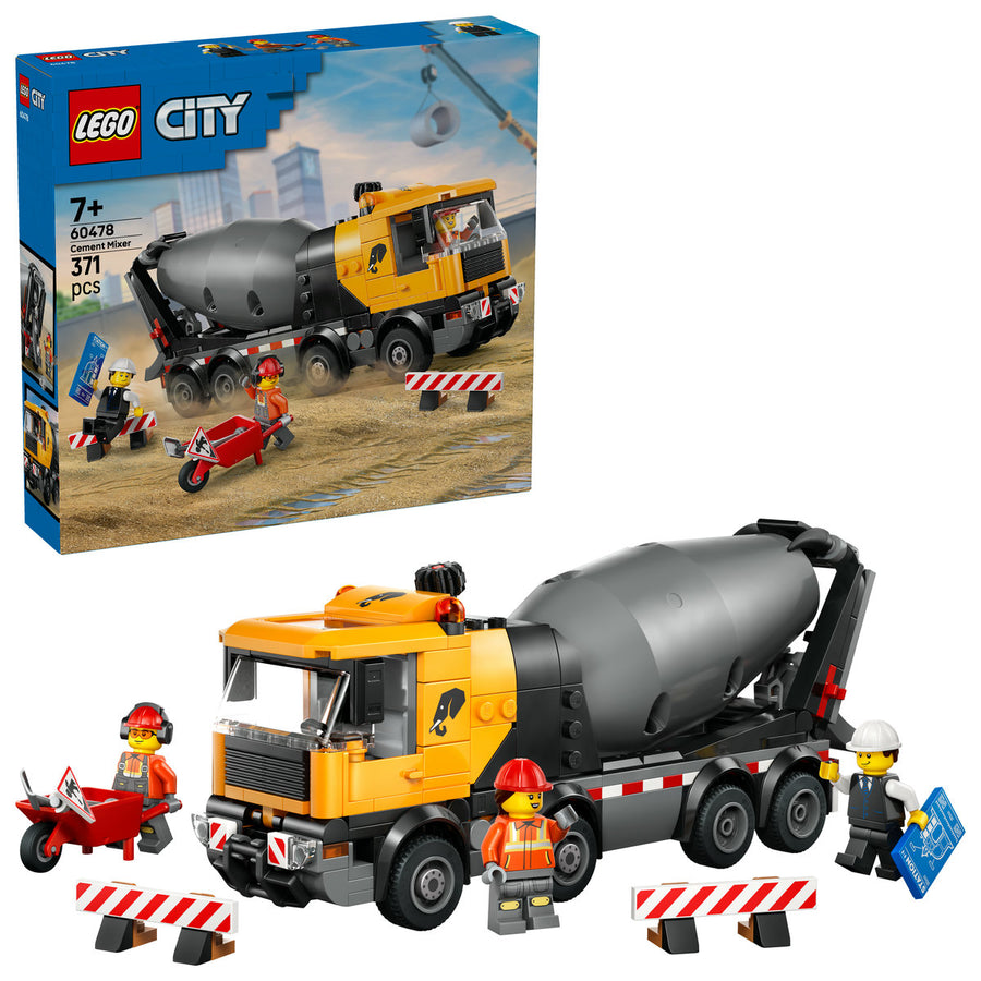 LEGO City 60478 — Autobetonieră – imagine 1