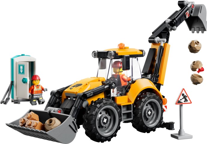 LEGO City 60480 — Buldoexcavator galben