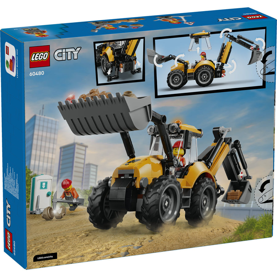 LEGO City 60480 — Buldoexcavator galben – imagine 3