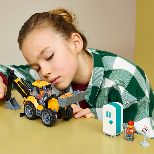LEGO City 60480 — Buldoexcavator galben – imagine 4