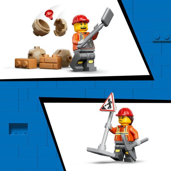 LEGO City 60480 — Buldoexcavator galben – imagine 5