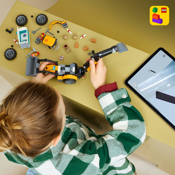 LEGO City 60480 — Buldoexcavator galben – imagine 6