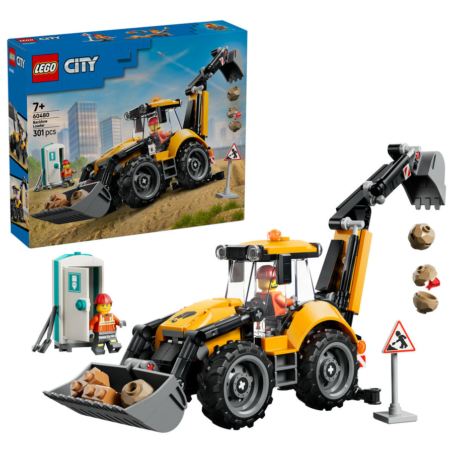 LEGO City 60480 — Buldoexcavator galben – imagine 1