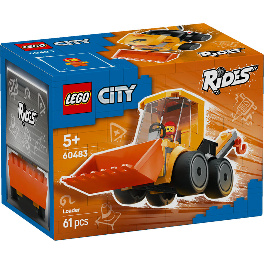 LEGO City 60483 — Vehicule – Încărcător de construcții – imagine 2