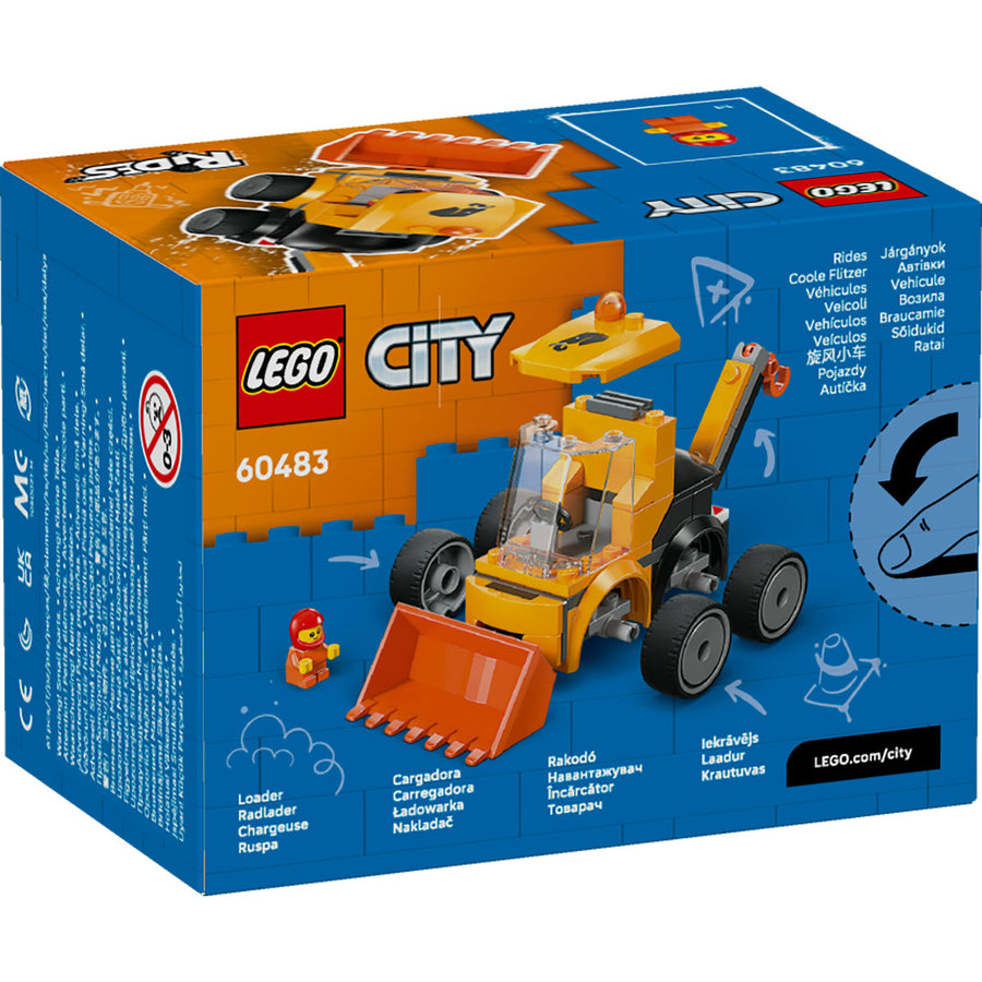 LEGO City 60483 — Vehicule – Încărcător de construcții – imagine 3