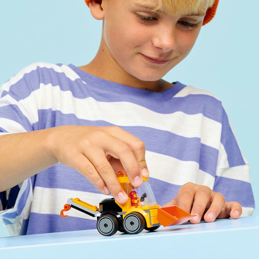 LEGO City 60483 — Vehicule – Încărcător de construcții – imagine 4