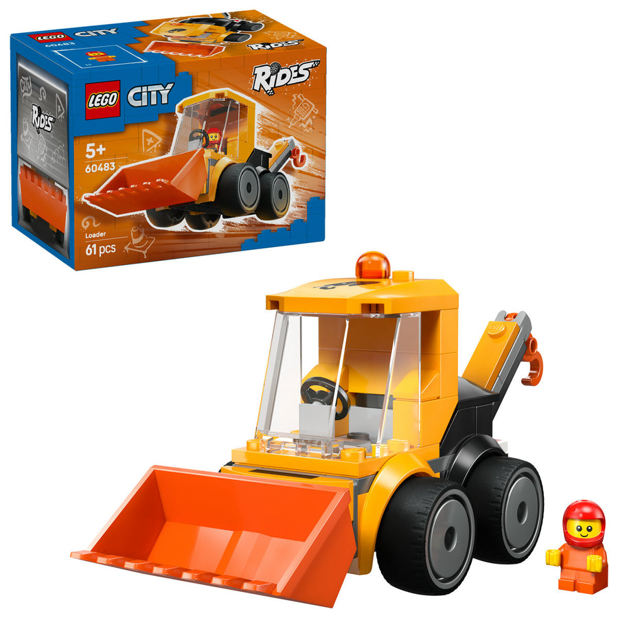 LEGO City 60483 — Vehicule – Încărcător de construcții – imagine 1