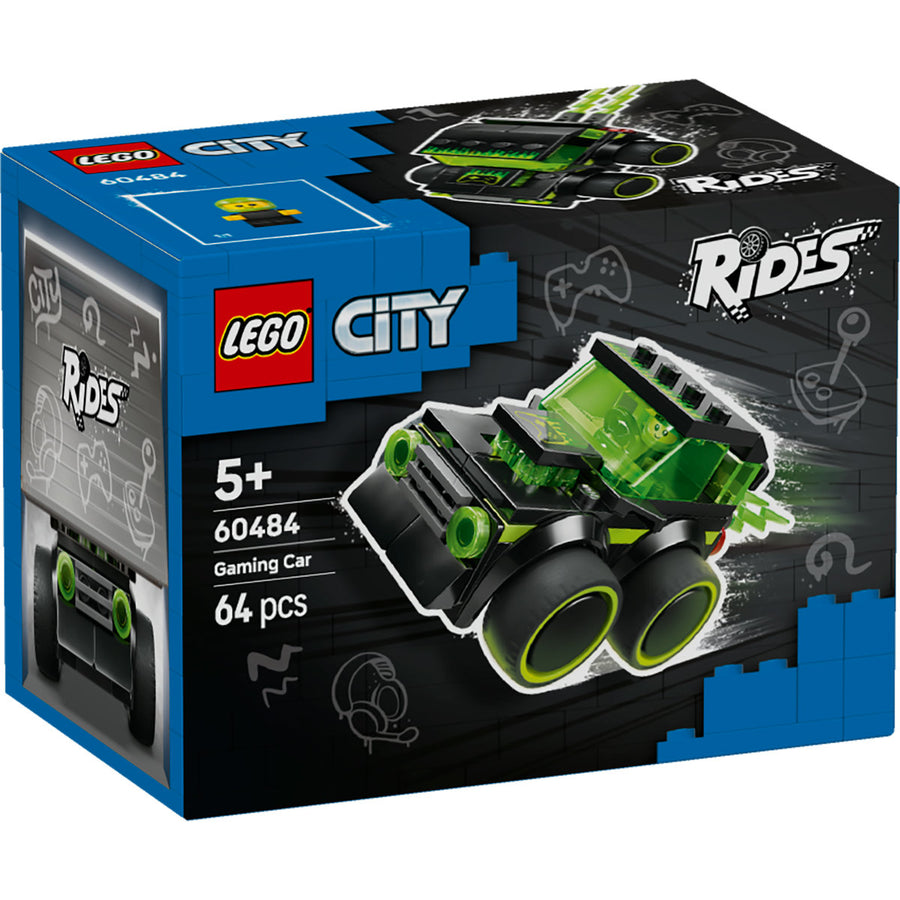 LEGO City 60484 — Vehicule – Mașină de curse din jocuri video – imagine 2