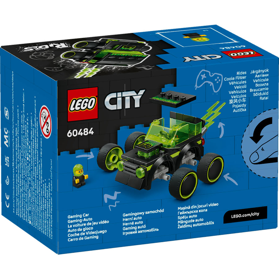 LEGO City 60484 — Vehicule – Mașină de curse din jocuri video – imagine 3