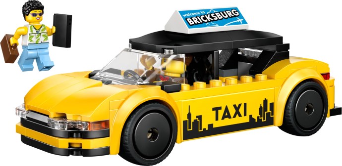LEGO City 60487 — Taxi galben