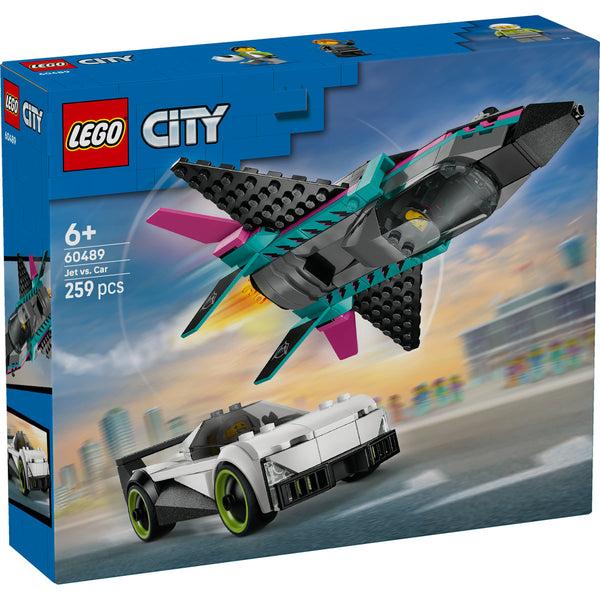 LEGO City 60489 — Avion cu reacție vs mașină – imagine 2