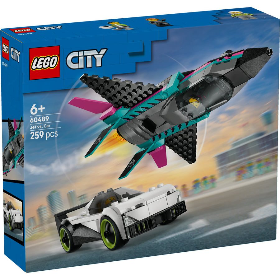 LEGO City 60489 — Avion cu reacție vs mașină – imagine 2