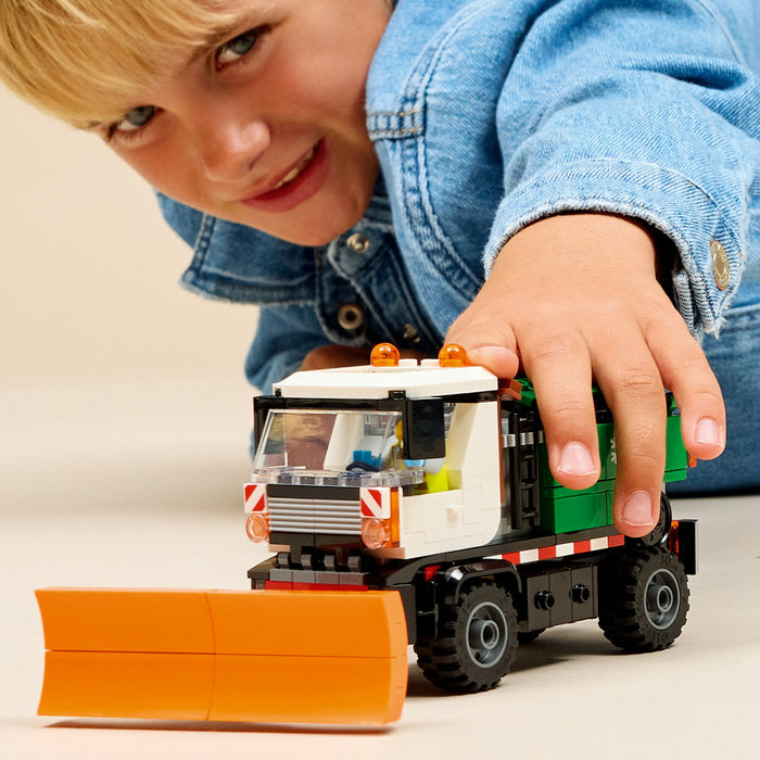 LEGO City 60490 — Vehicul cu plug de zăpadă – imagine 8