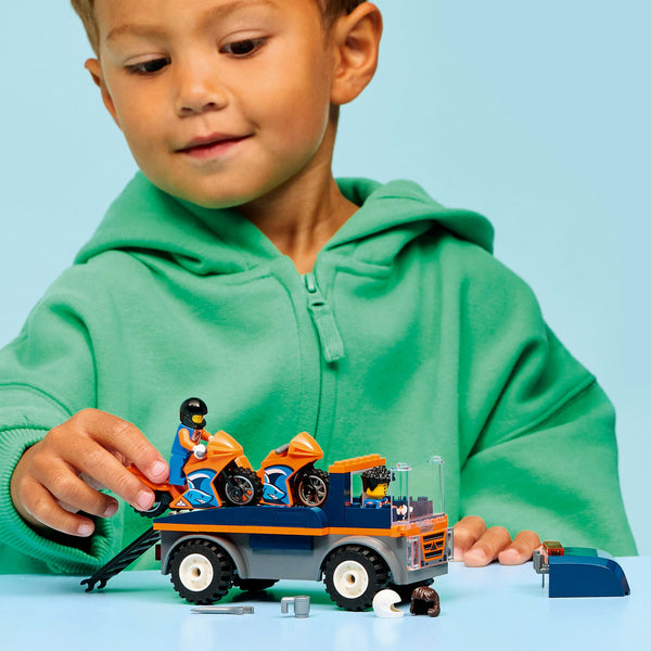 LEGO City 60491 — Transportor de motociclete – imagine 4
