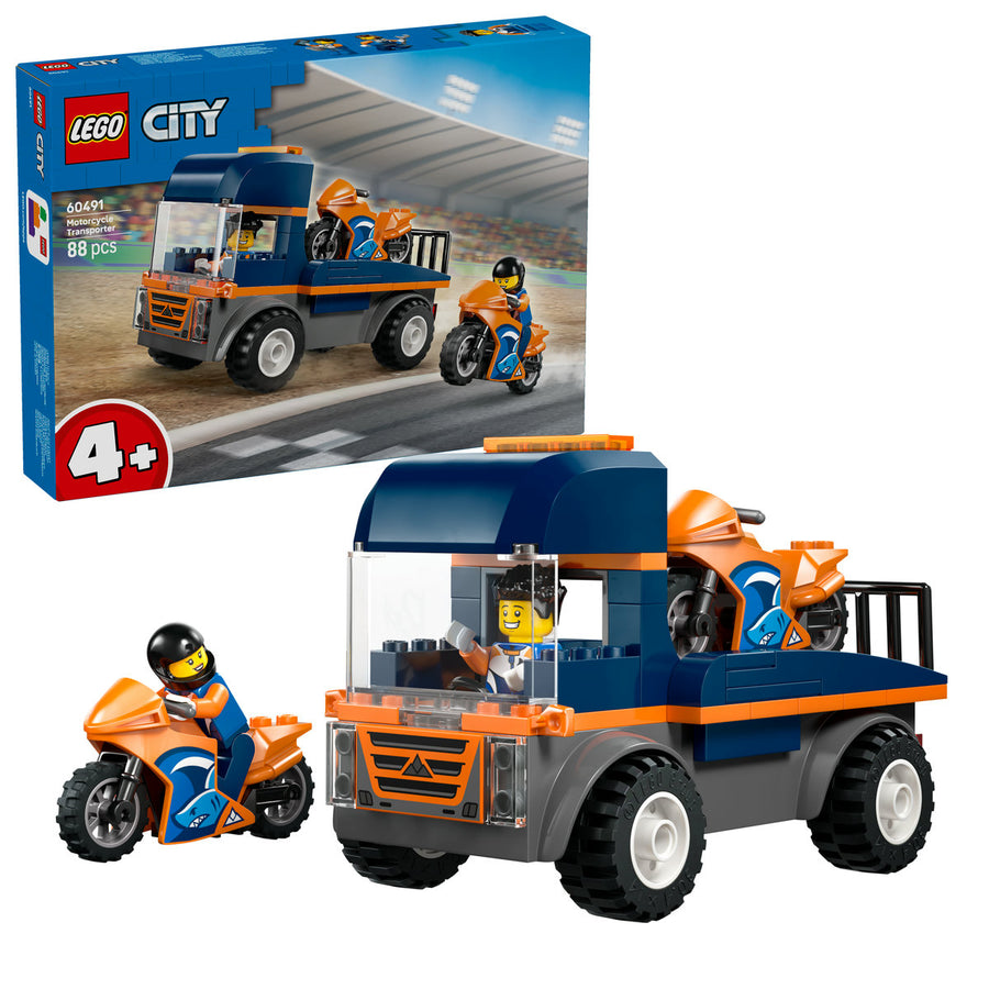 LEGO City 60491 — Transportor de motociclete – imagine 1
