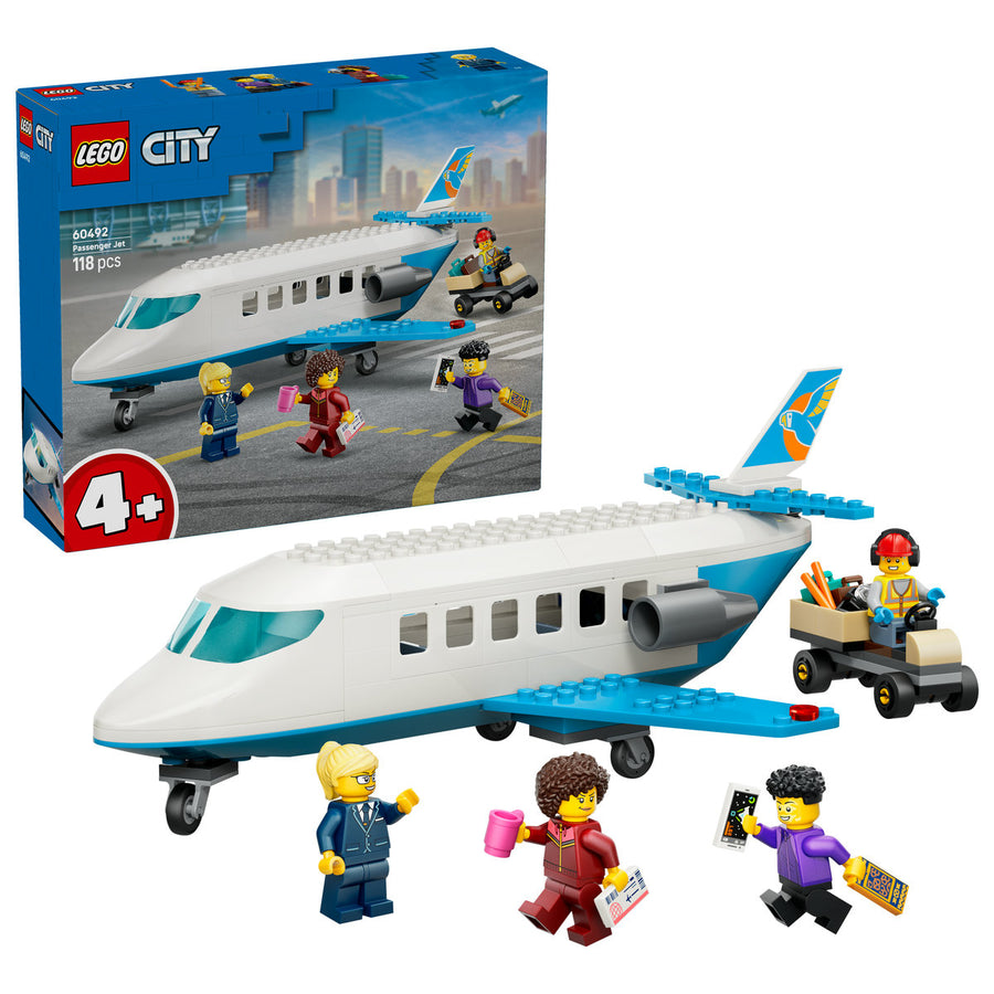 LEGO City 60492 — Avion cu reacție pentru pasageri – imagine 1