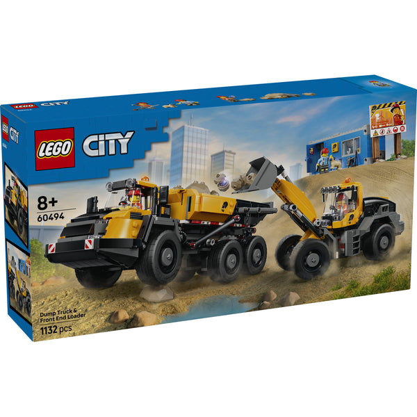 LEGO City 60494 — Camion basculant și încărcător frontal – imagine 2