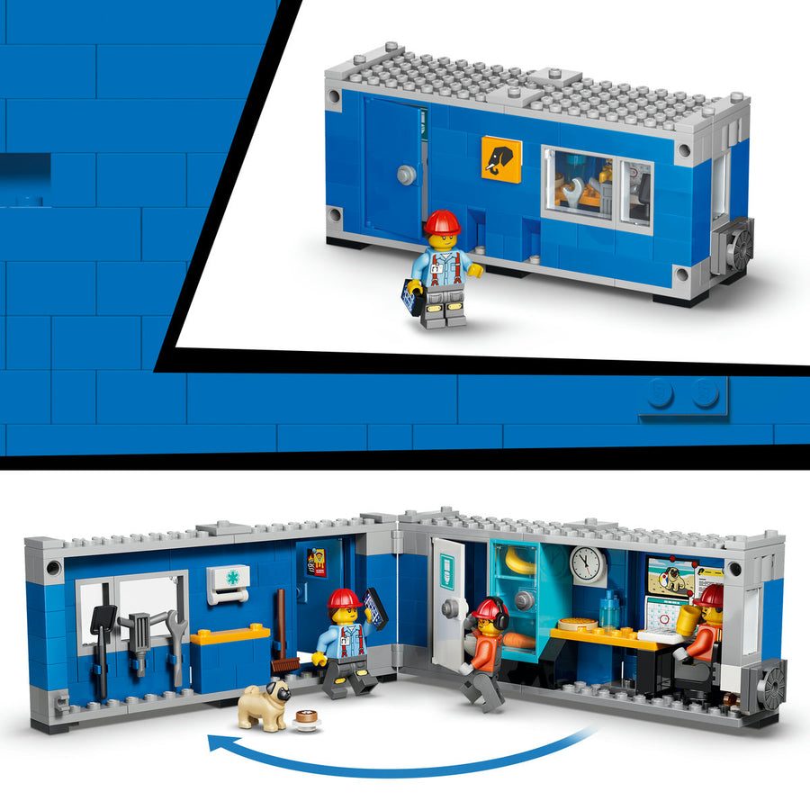 LEGO City 60494 — Camion basculant și încărcător frontal – imagine 5