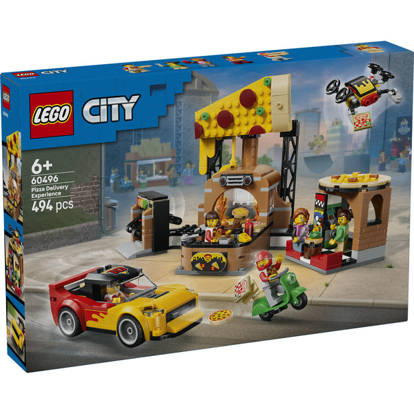 LEGO City 60496 — Experiența livrării de pizza cu vehicule – imagine 2