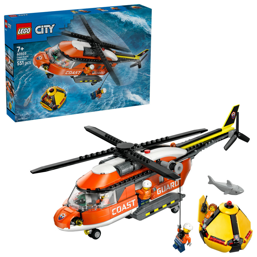 LEGO City 60503 — Elicopter al Pazei de Coastă – imagine 1