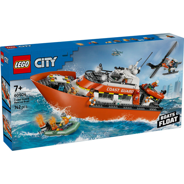 LEGO City 60504 — Barcă de salvare și elicopter ale Pazei de Coastă – imagine 2