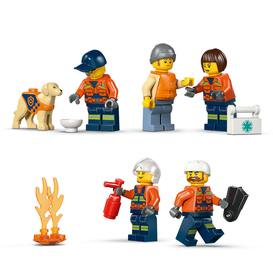 LEGO City 60504 — Barcă de salvare și elicopter ale Pazei de Coastă – imagine 6