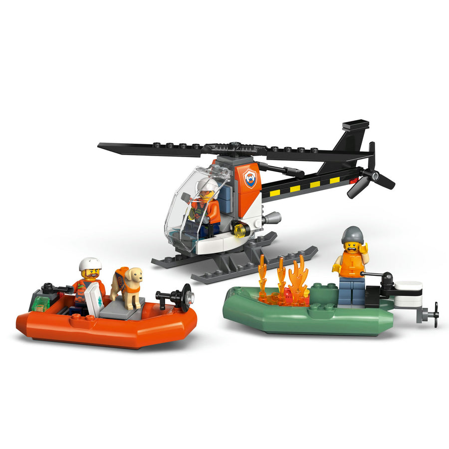 LEGO City 60504 — Barcă de salvare și elicopter ale Pazei de Coastă – imagine 7
