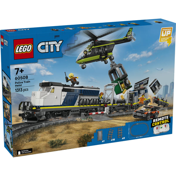LEGO City 60508 — Jaf în trenul poliției – imagine 2