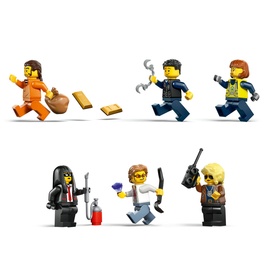 LEGO City 60508 — Jaf în trenul poliției – imagine 6