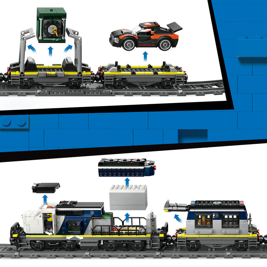 LEGO City 60508 — Jaf în trenul poliției – imagine 7