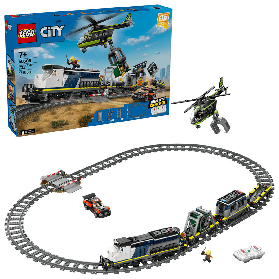 LEGO City 60508 — Jaf în trenul poliției – imagine 1