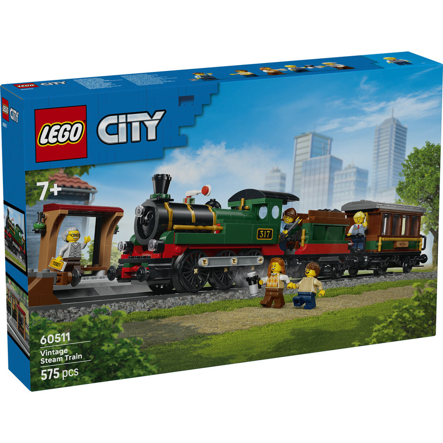 LEGO City 60511 — Tren cu aburi vintage – imagine 2