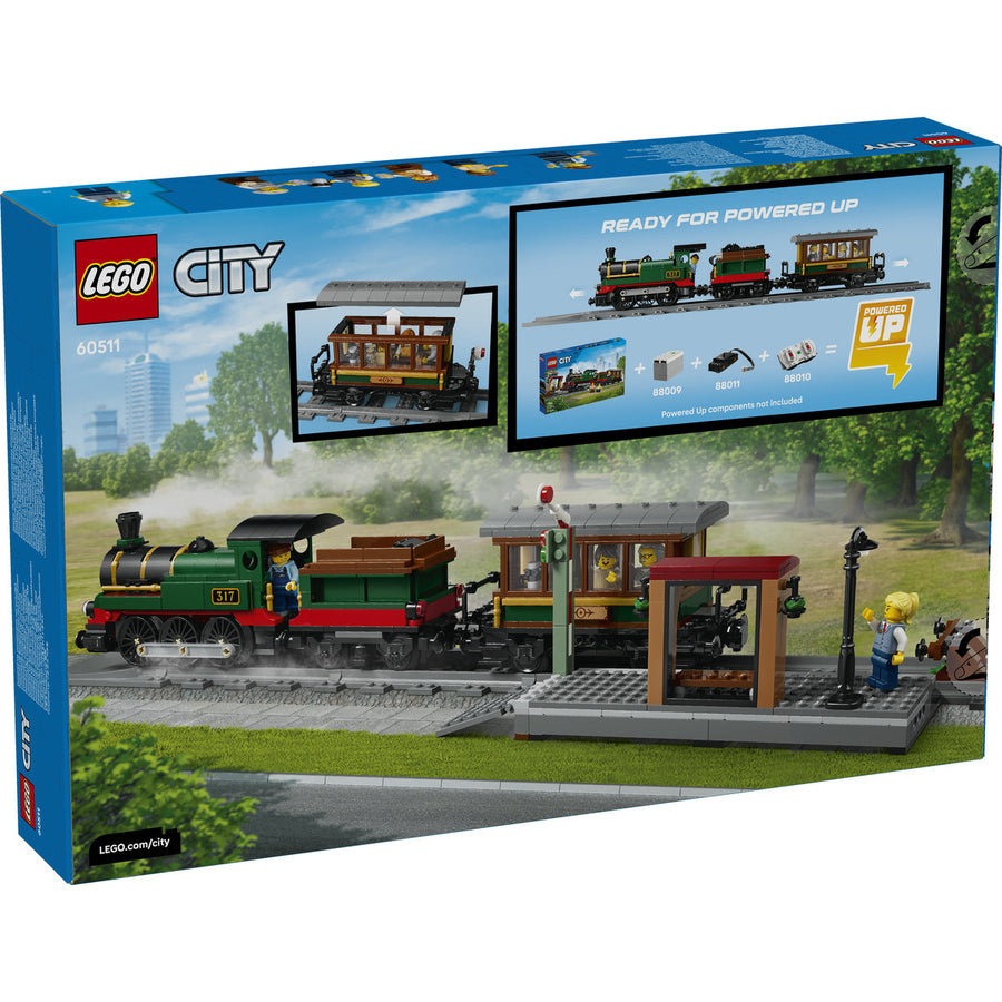 LEGO City 60511 — Tren cu aburi vintage – imagine 3