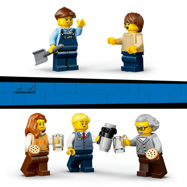 LEGO City 60511 — Tren cu aburi vintage – imagine 6