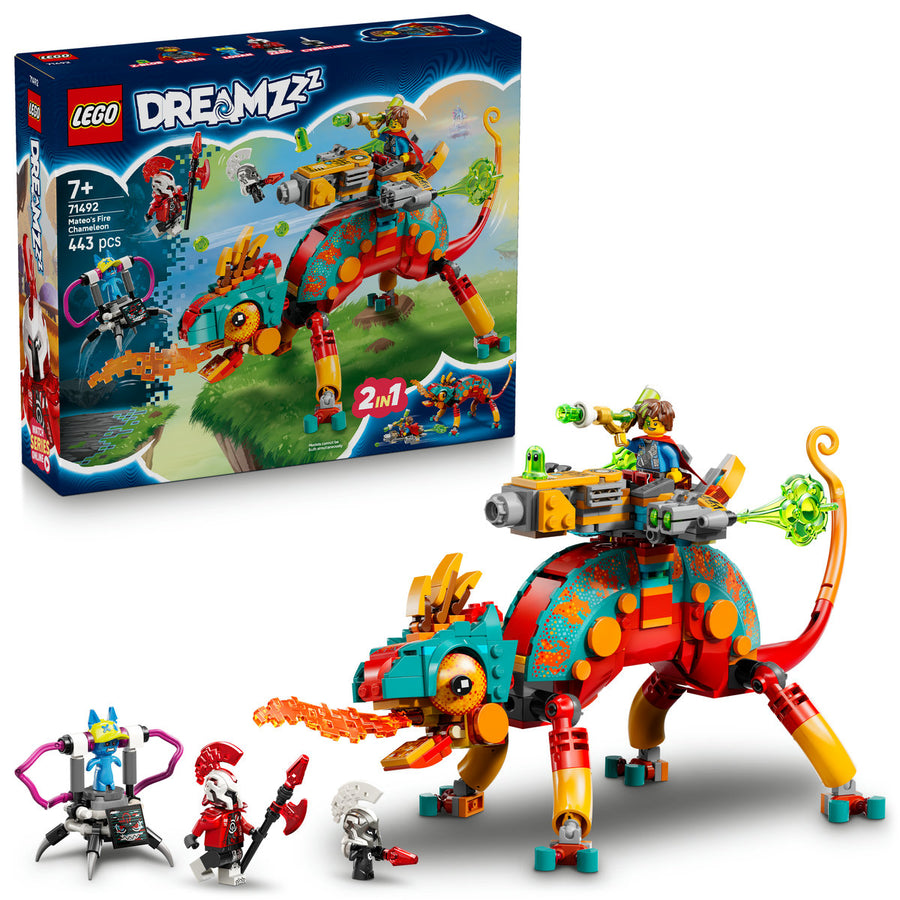LEGO DREAMZzz 71492 — Cameleonul de foc al lui Mateo – imagine 1