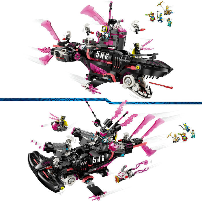 LEGO DREAMZzz 71500 — Submarin-rechin de coșmar – imagine 8