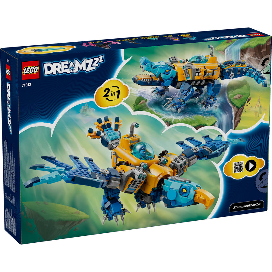 LEGO DREAMZzz 71512 — Submarin crocodil – imagine 3
