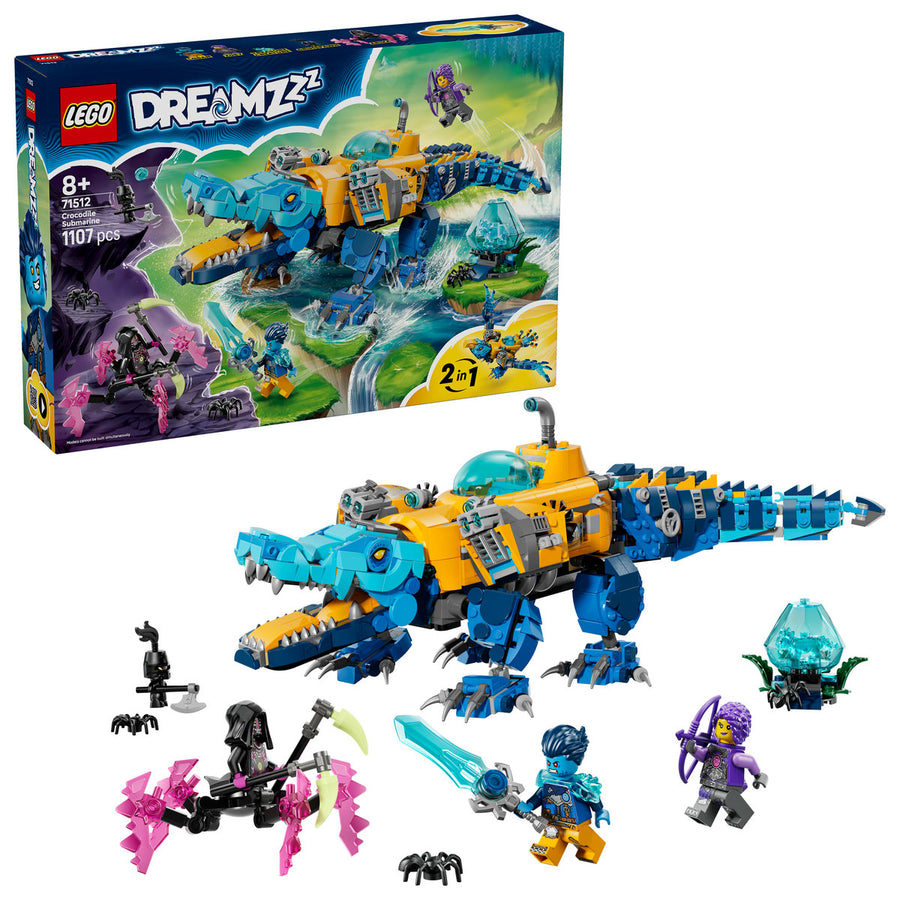 LEGO DREAMZzz 71512 — Submarin crocodil – imagine 1