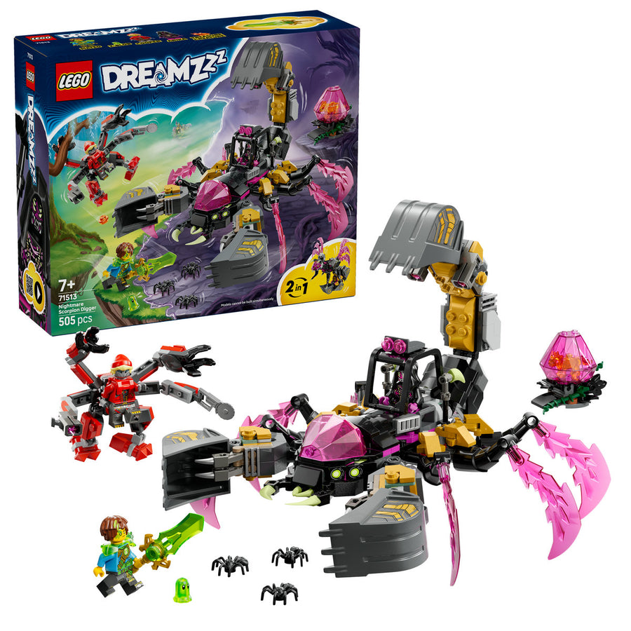 LEGO DREAMZzz 71513 — Excavator scorpion de coșmar – imagine 1