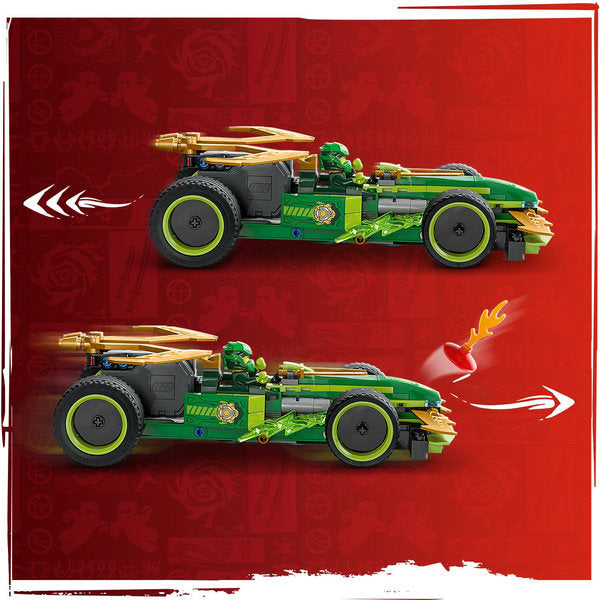 LEGO Ninjago 71828 — Masina de curse pull-back a lui Lloyd – imagine 9