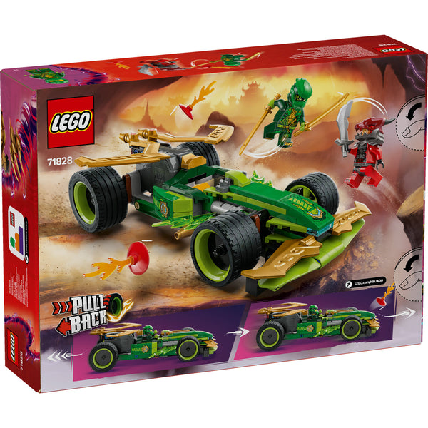 LEGO Ninjago 71828 — Masina de curse pull-back a lui Lloyd – imagine 3