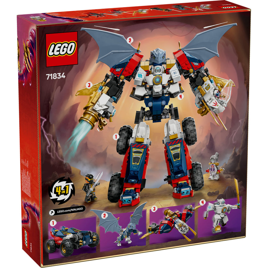 LEGO Ninjago 71834 — Ultrarobotul combinat al lui Zane – imagine 3