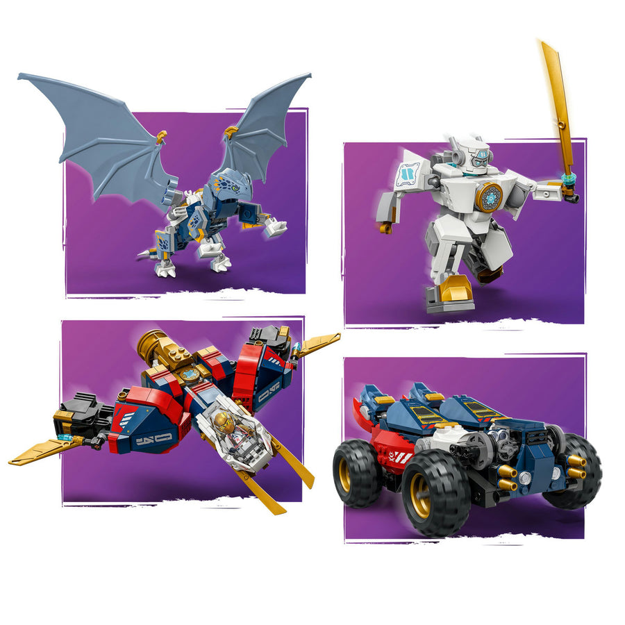 LEGO Ninjago 71834 — Ultrarobotul combinat al lui Zane – imagine 7