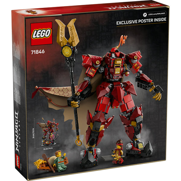 LEGO Ninjago 71846 — Robotul cavaler al focului – imagine 3