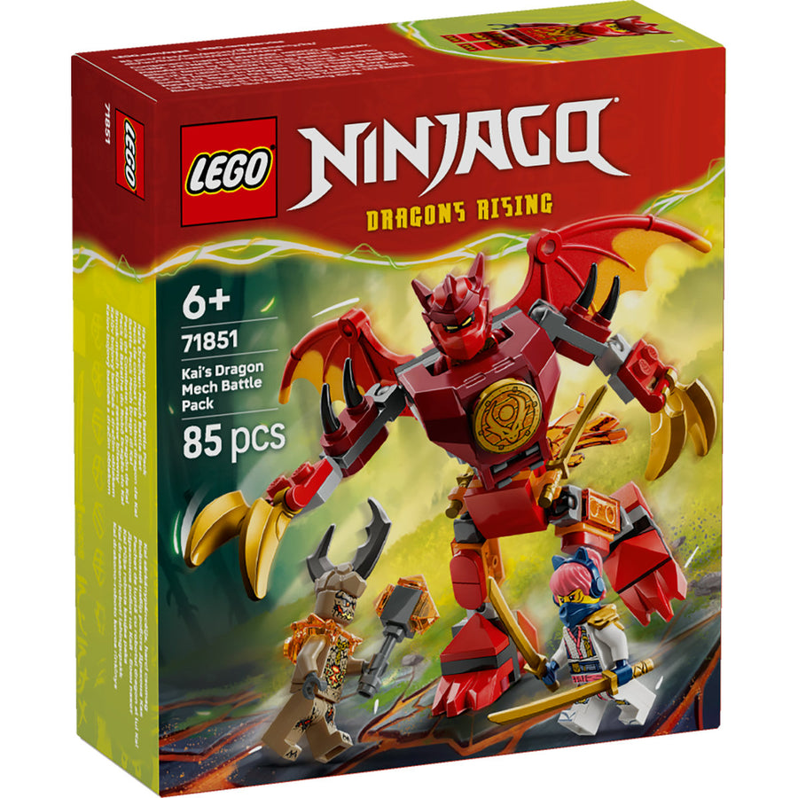 LEGO Ninjago 71851 — Pachet de luptă cu robotul dragon al lui Kai – imagine 2